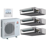 Мульти сплит система Mitsubishi Electric SEZ-KD25VAx2+SEZ-KD35VA/ MXZ-4D83VA (комплект)